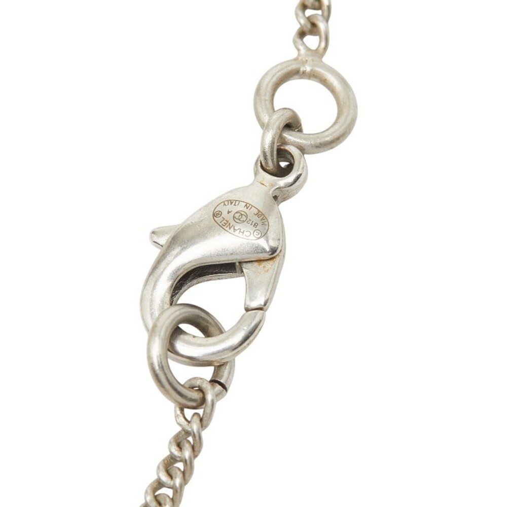 CHANEL Authentic Black Logo Necklace - Picture 5 of 6